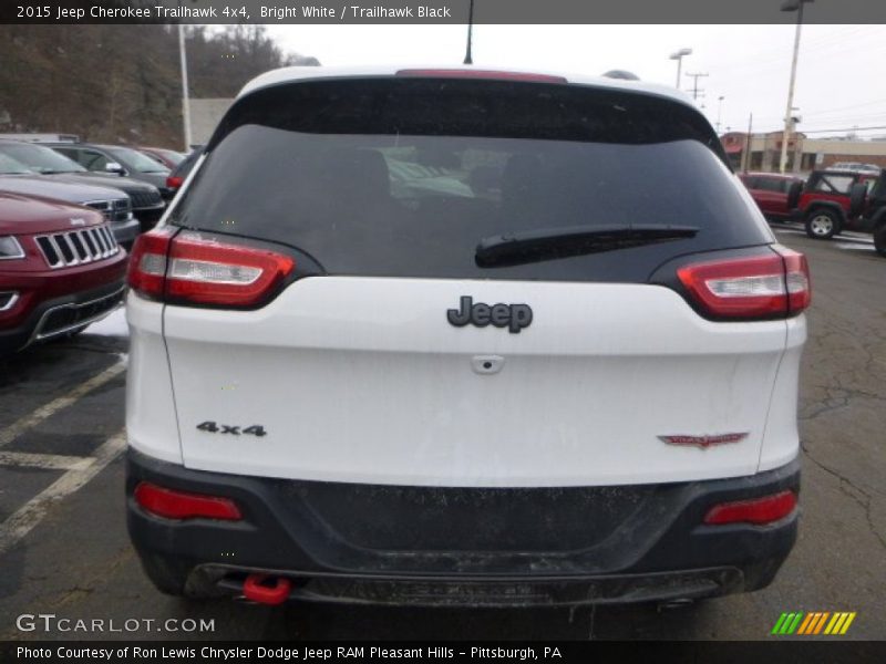 Bright White / Trailhawk Black 2015 Jeep Cherokee Trailhawk 4x4