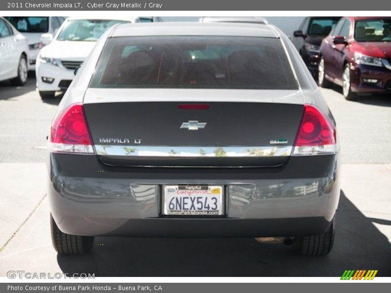 Cyber Gray Metallic / Gray 2011 Chevrolet Impala LT