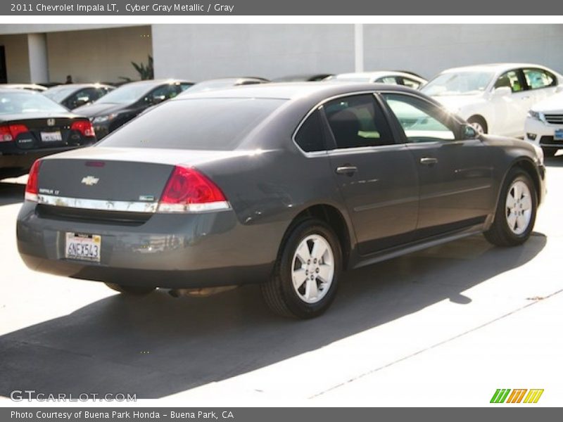 Cyber Gray Metallic / Gray 2011 Chevrolet Impala LT