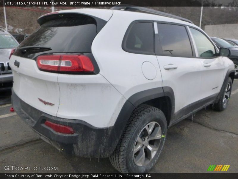Bright White / Trailhawk Black 2015 Jeep Cherokee Trailhawk 4x4