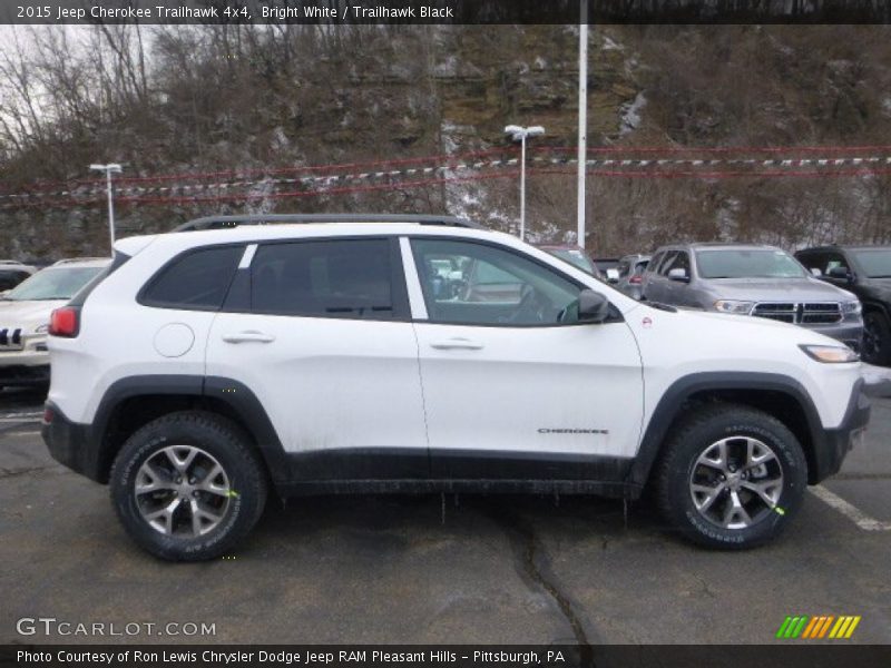 Bright White / Trailhawk Black 2015 Jeep Cherokee Trailhawk 4x4