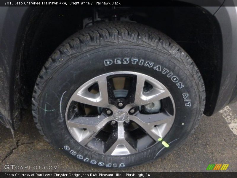 Bright White / Trailhawk Black 2015 Jeep Cherokee Trailhawk 4x4