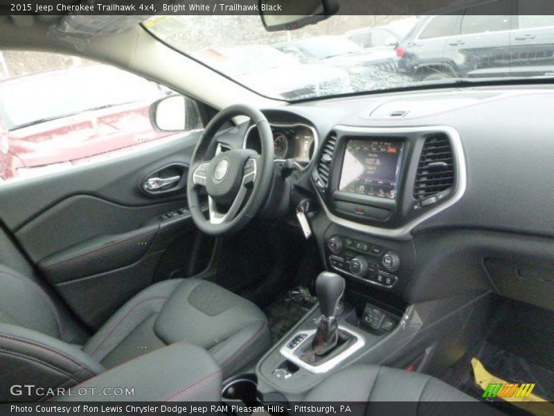 Bright White / Trailhawk Black 2015 Jeep Cherokee Trailhawk 4x4