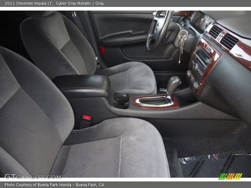 Cyber Gray Metallic / Gray 2011 Chevrolet Impala LT