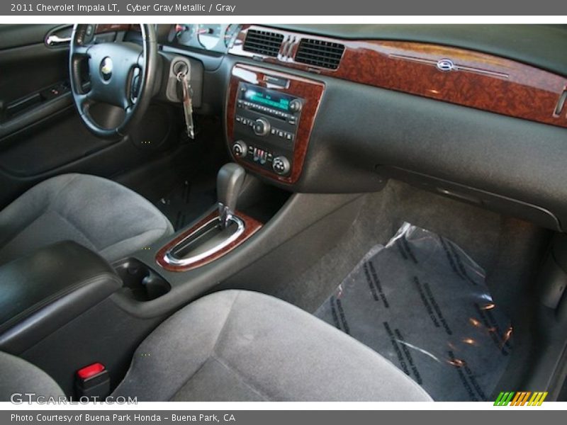Cyber Gray Metallic / Gray 2011 Chevrolet Impala LT
