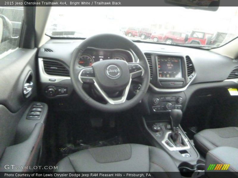 Bright White / Trailhawk Black 2015 Jeep Cherokee Trailhawk 4x4