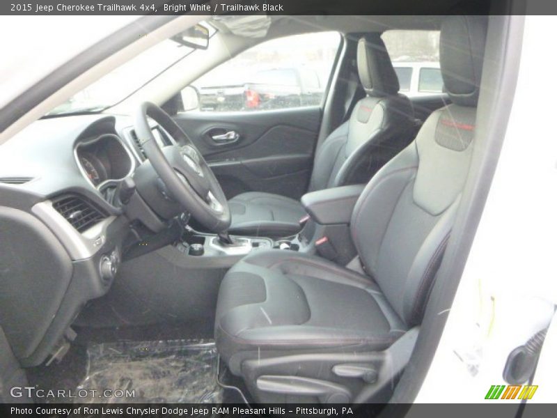 Bright White / Trailhawk Black 2015 Jeep Cherokee Trailhawk 4x4