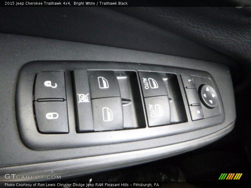 Bright White / Trailhawk Black 2015 Jeep Cherokee Trailhawk 4x4