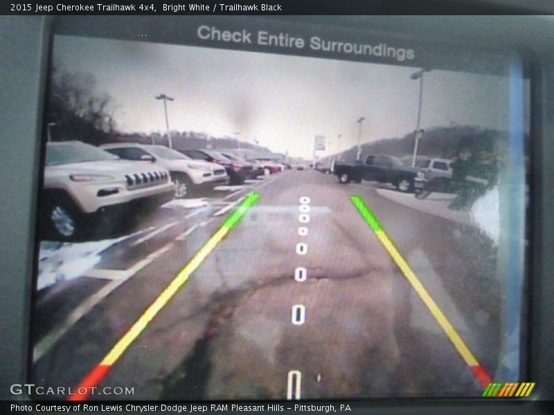 Bright White / Trailhawk Black 2015 Jeep Cherokee Trailhawk 4x4