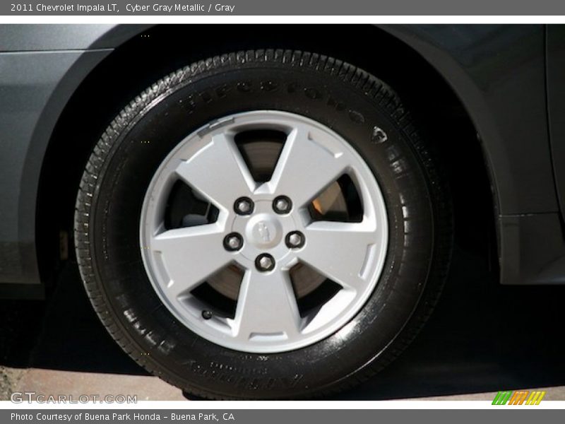 Cyber Gray Metallic / Gray 2011 Chevrolet Impala LT