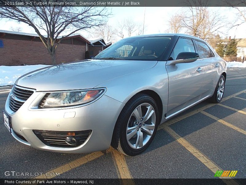 Diamond Silver Metallic / Jet Black 2011 Saab 9-5 Turbo4 Premium Sedan