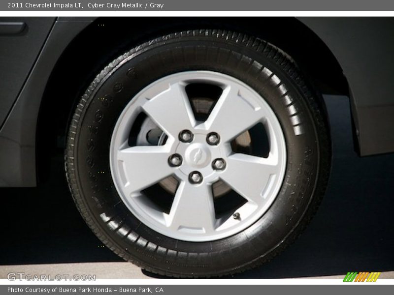 Cyber Gray Metallic / Gray 2011 Chevrolet Impala LT