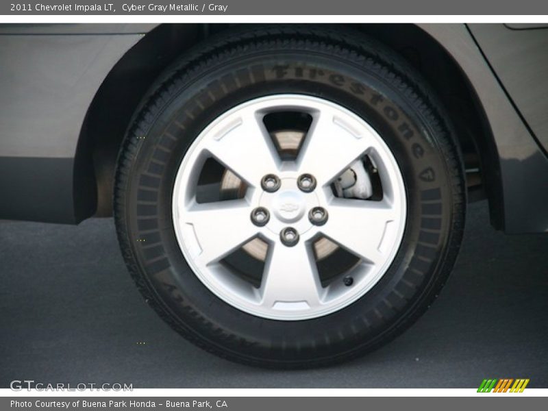 Cyber Gray Metallic / Gray 2011 Chevrolet Impala LT