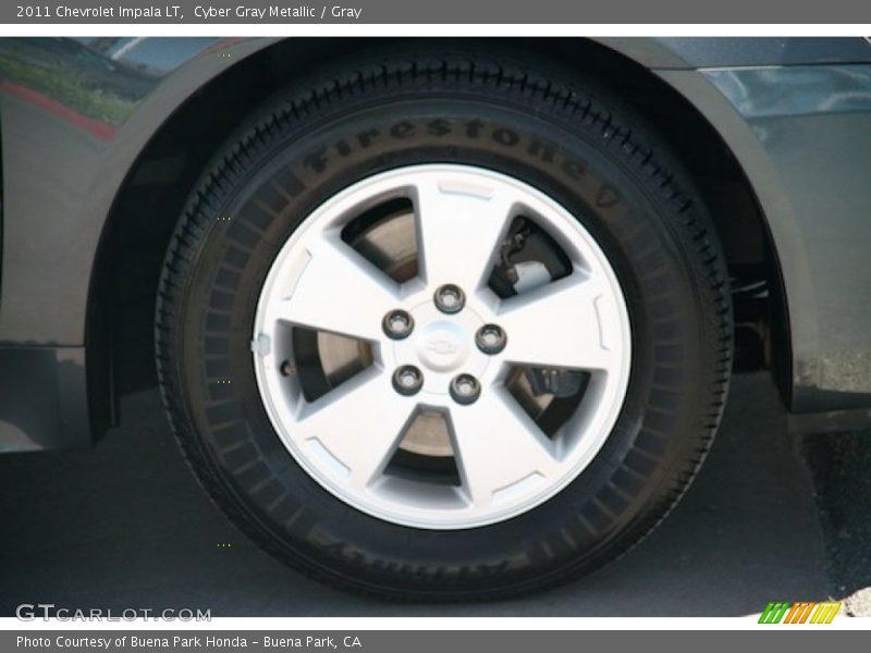 Cyber Gray Metallic / Gray 2011 Chevrolet Impala LT