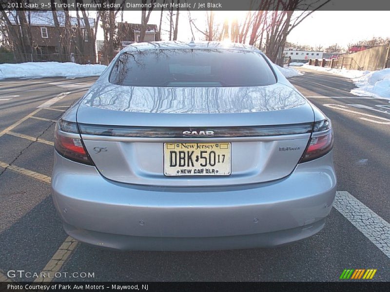 Diamond Silver Metallic / Jet Black 2011 Saab 9-5 Turbo4 Premium Sedan