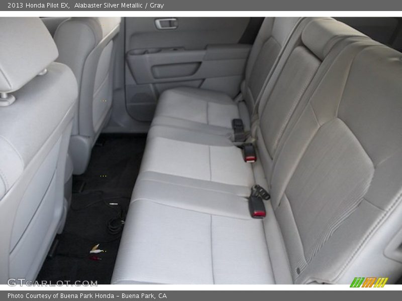 Alabaster Silver Metallic / Gray 2013 Honda Pilot EX