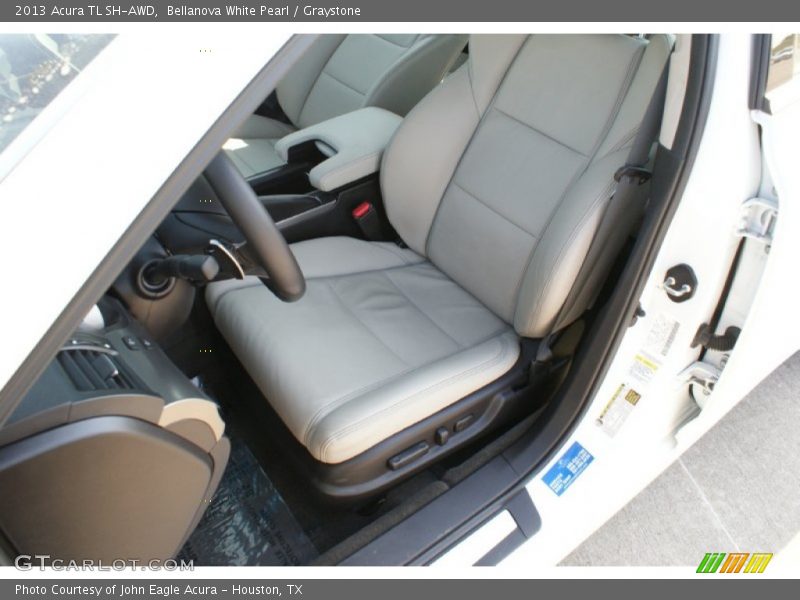 Bellanova White Pearl / Graystone 2013 Acura TL SH-AWD