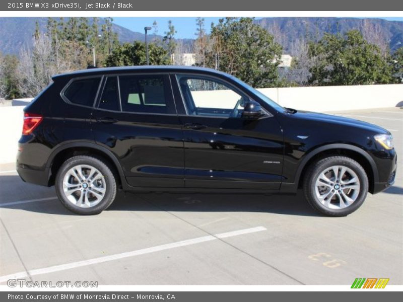 Jet Black / Black 2015 BMW X3 xDrive35i