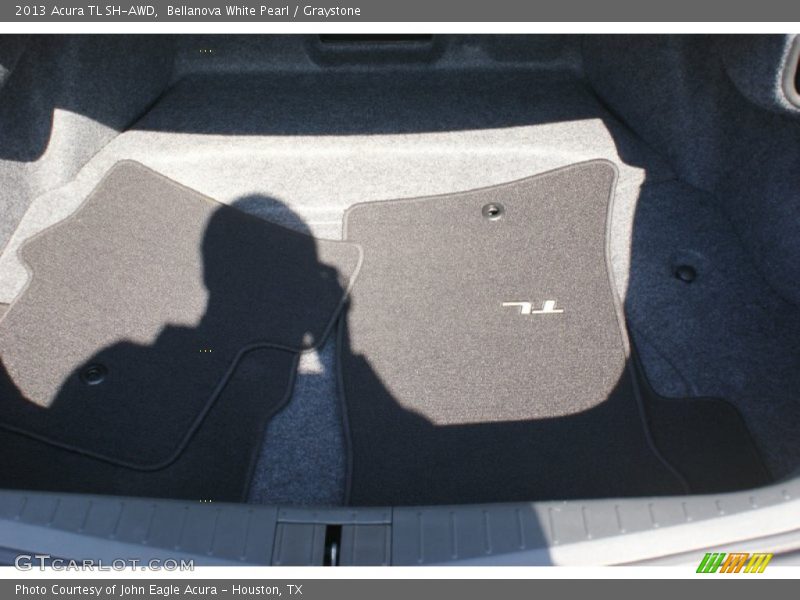 Bellanova White Pearl / Graystone 2013 Acura TL SH-AWD