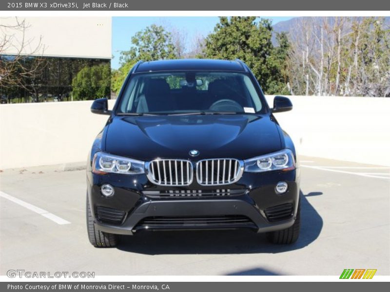 Jet Black / Black 2015 BMW X3 xDrive35i
