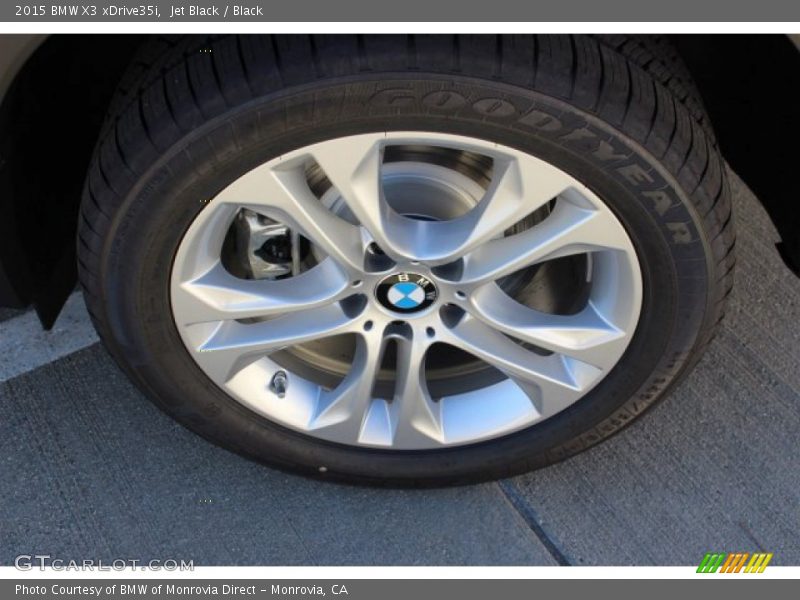 Jet Black / Black 2015 BMW X3 xDrive35i