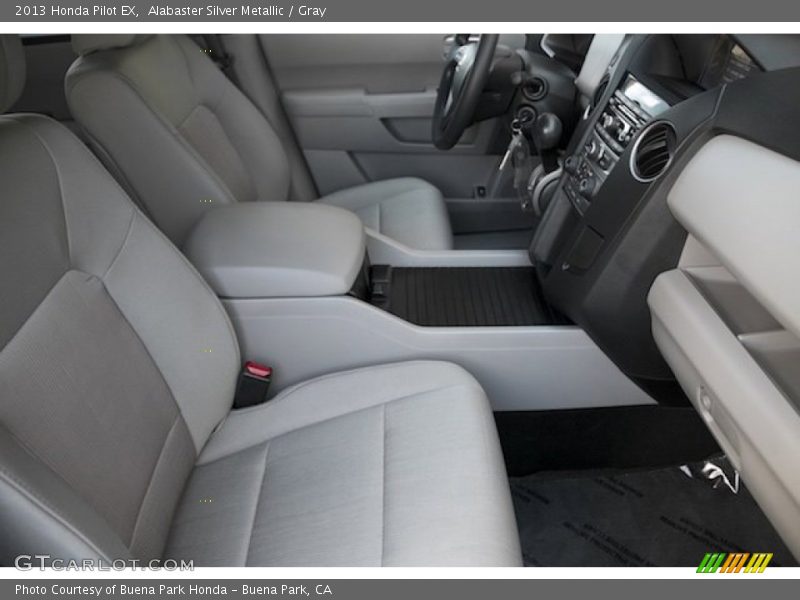 Alabaster Silver Metallic / Gray 2013 Honda Pilot EX