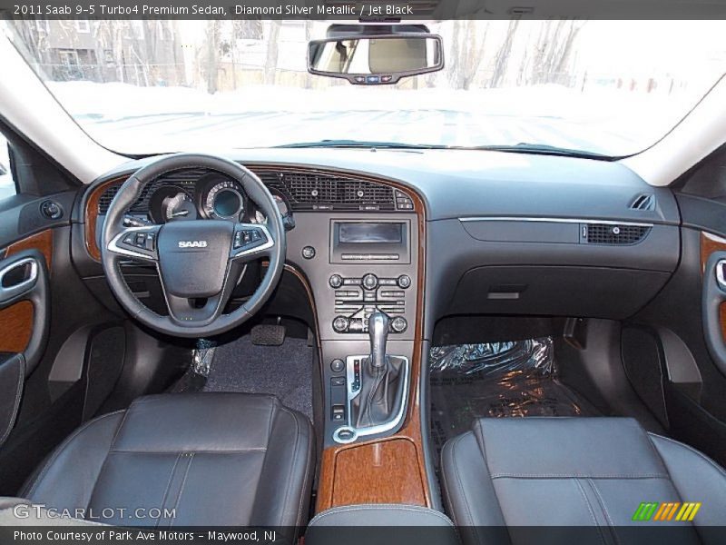 Diamond Silver Metallic / Jet Black 2011 Saab 9-5 Turbo4 Premium Sedan