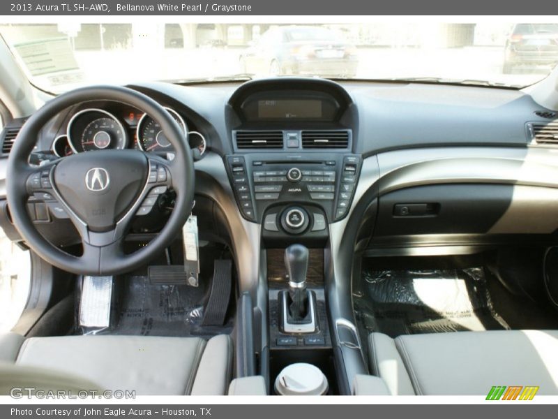Bellanova White Pearl / Graystone 2013 Acura TL SH-AWD