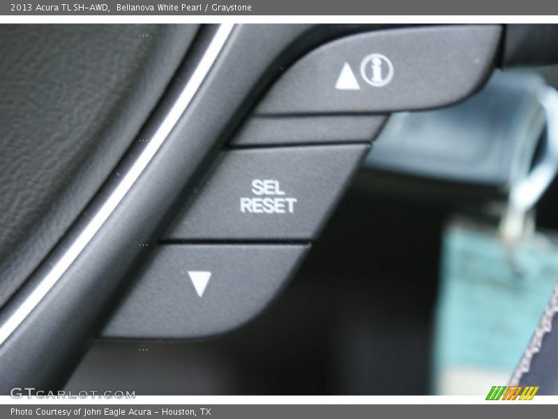 Bellanova White Pearl / Graystone 2013 Acura TL SH-AWD