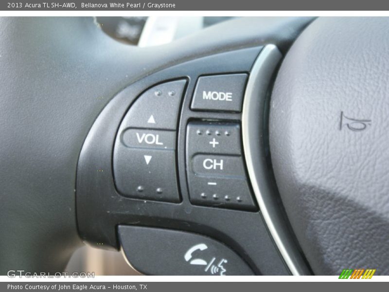 Bellanova White Pearl / Graystone 2013 Acura TL SH-AWD