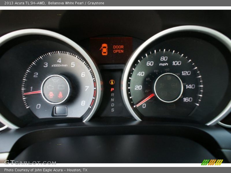 Bellanova White Pearl / Graystone 2013 Acura TL SH-AWD
