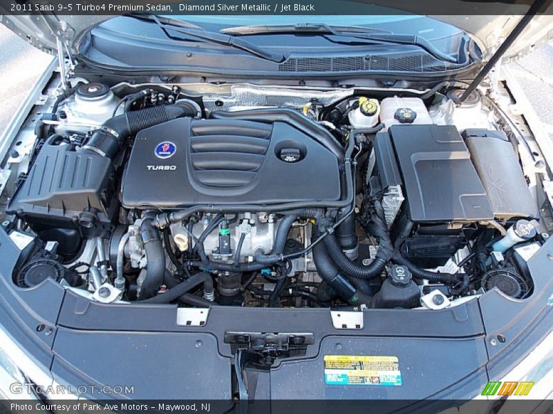 Diamond Silver Metallic / Jet Black 2011 Saab 9-5 Turbo4 Premium Sedan