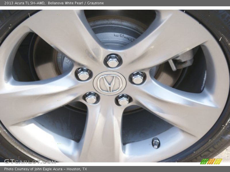 Bellanova White Pearl / Graystone 2013 Acura TL SH-AWD