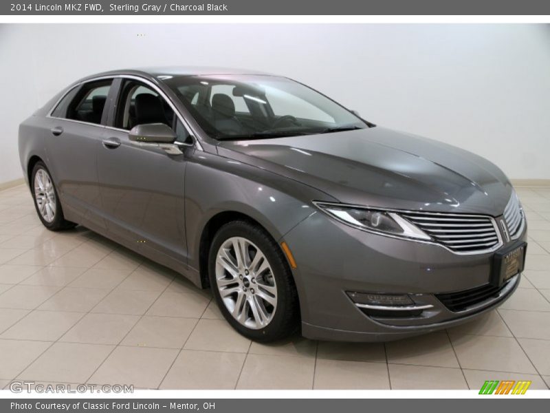 Sterling Gray / Charcoal Black 2014 Lincoln MKZ FWD