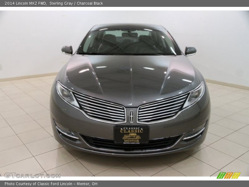 Sterling Gray / Charcoal Black 2014 Lincoln MKZ FWD