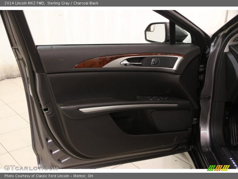 Sterling Gray / Charcoal Black 2014 Lincoln MKZ FWD
