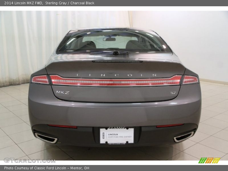 Sterling Gray / Charcoal Black 2014 Lincoln MKZ FWD