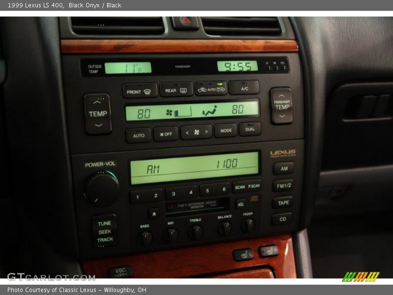 Controls of 1999 LS 400