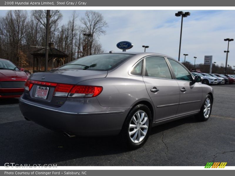 Steel Gray / Gray 2008 Hyundai Azera Limited