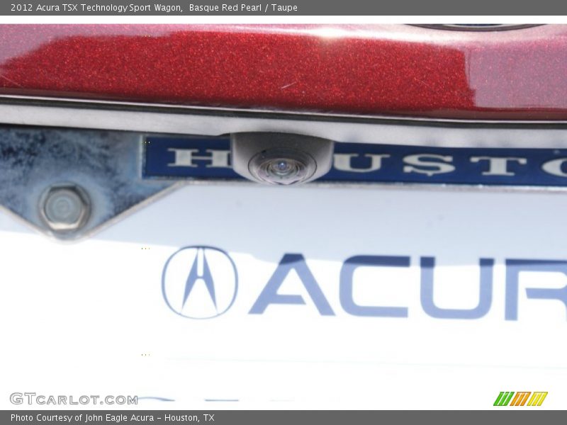 Basque Red Pearl / Taupe 2012 Acura TSX Technology Sport Wagon