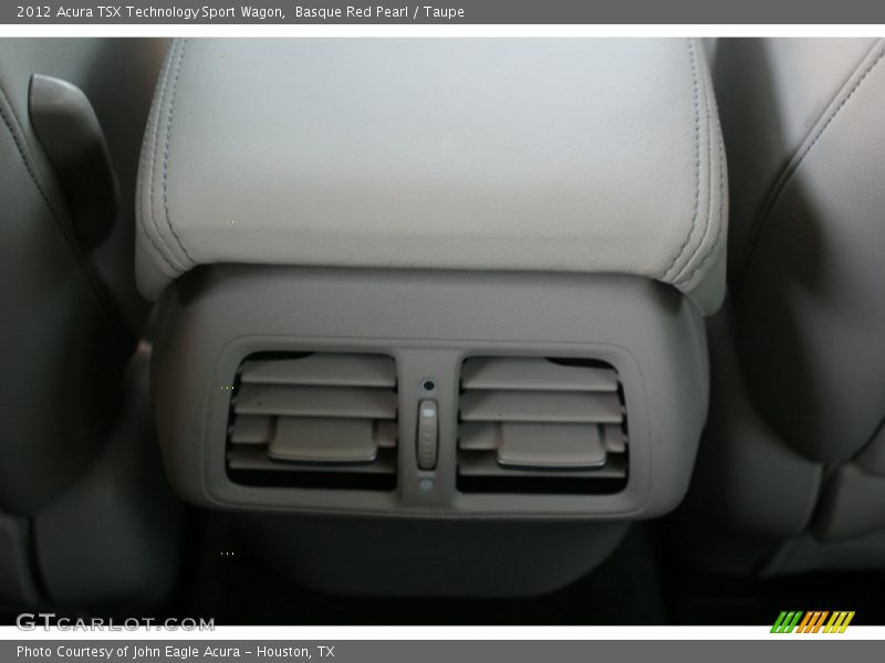 Basque Red Pearl / Taupe 2012 Acura TSX Technology Sport Wagon