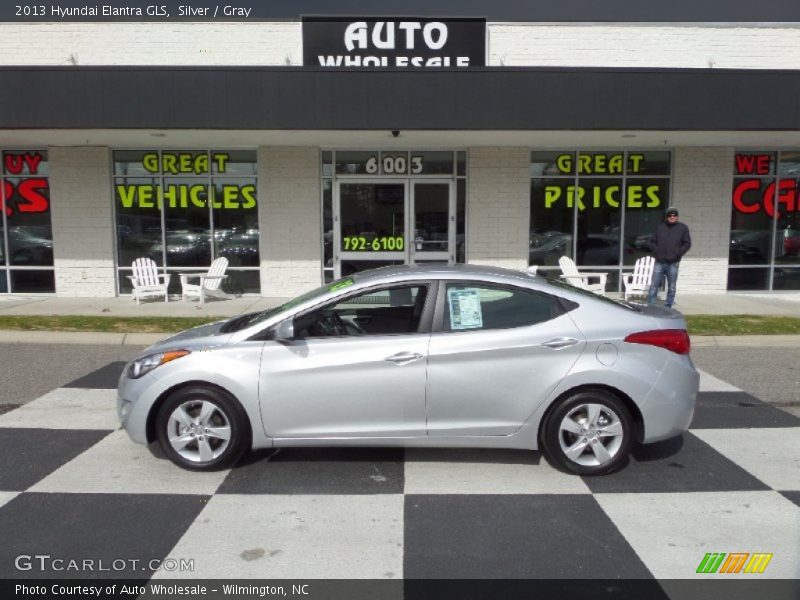 Silver / Gray 2013 Hyundai Elantra GLS