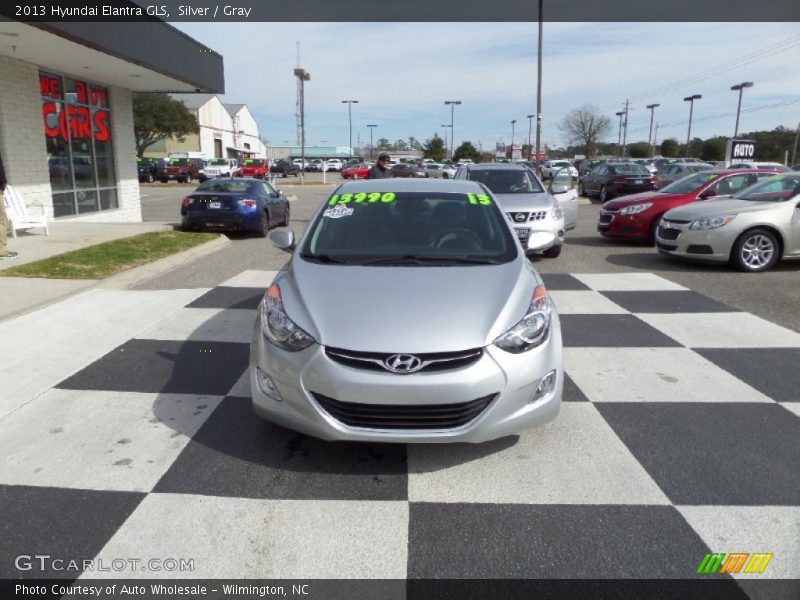 Silver / Gray 2013 Hyundai Elantra GLS