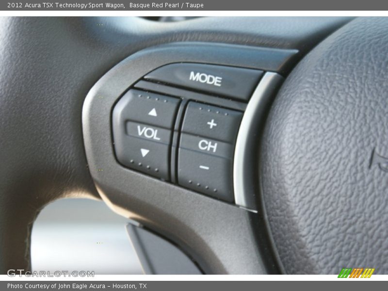 Basque Red Pearl / Taupe 2012 Acura TSX Technology Sport Wagon
