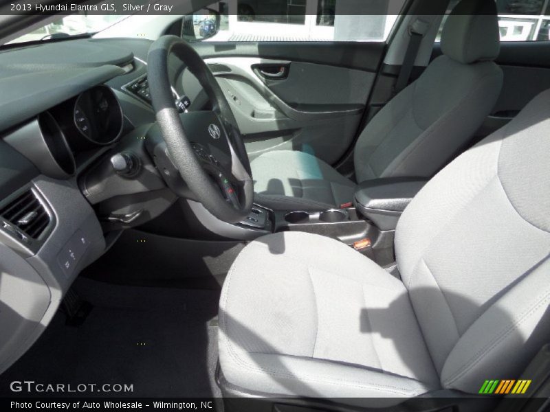 Silver / Gray 2013 Hyundai Elantra GLS