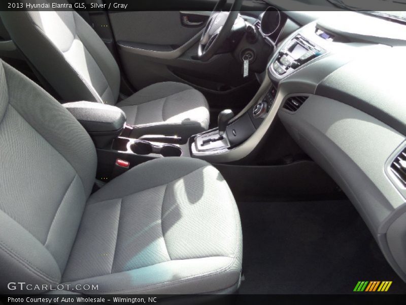 Silver / Gray 2013 Hyundai Elantra GLS