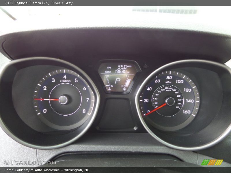 Silver / Gray 2013 Hyundai Elantra GLS