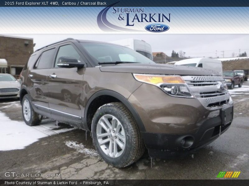 Caribou / Charcoal Black 2015 Ford Explorer XLT 4WD