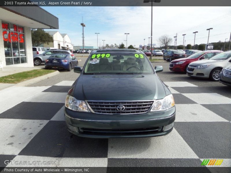 Aspen Green Pearl / Ivory 2003 Toyota Avalon XLS
