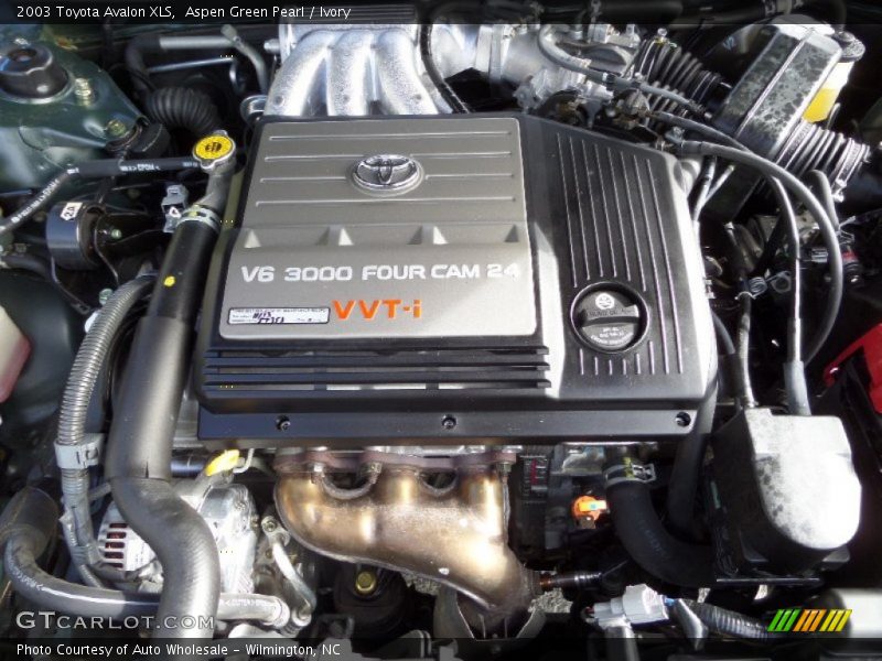 Aspen Green Pearl / Ivory 2003 Toyota Avalon XLS